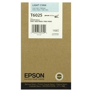 EPSON cartridge T602500 - licht cyaan