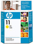 HP 11 Inkcartridge, type HPC4838 - geel 