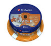 VERBATIM DVD-R Wide Inkjet Printable - spindle à 25 stuks