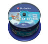 VERBATIM CD-R AZO Wide Inkjet Printable -  spindle à 50 cd's